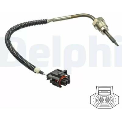 DELPHI Čidlo teploty výfukových plynů DF TS30198