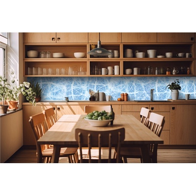 DIMEX ART Фототапет за кухня - ледена повърхност 420 x 60 см