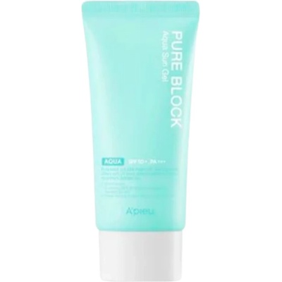 A'Pieu - Pure Block Aqua Sun Gel, SPF 50+, PA +++ 50ml