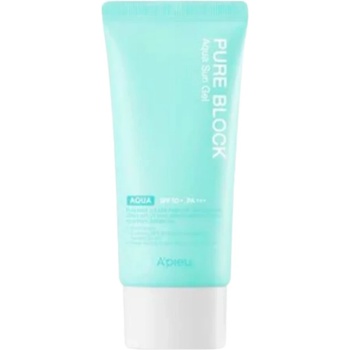 A'Pieu - Pure Block Aqua Sun Gel, SPF 50+, PA +++ 50ml