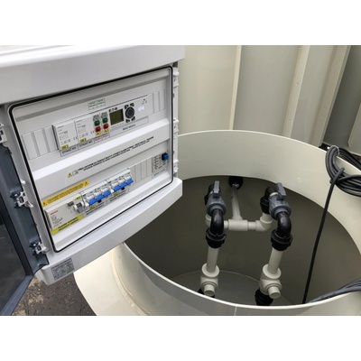 Česká nádrž Přečerpávací stanice DŮM DUO pro tlakové kanalizace k obetonování 2m3