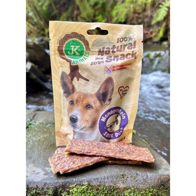 JK ANIMALS 100% Natural Snack Přírodní Monoprotein Duck 100 g