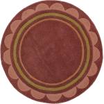 Flair Rugs Бордо ръчно изработен вълнен кръгъл килим ø 120 cm Lois - Flair Rugs (503119382720)