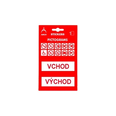 Informační piktogram VCHOD - VÝCHOD