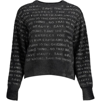 Desigual Дамски пуловер desigual, Цвят Черен (22wwjf42_nero_2000)