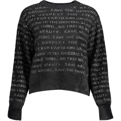 Desigual Дамски пуловер desigual, Цвят Черен (22wwjf42_nero_2000)