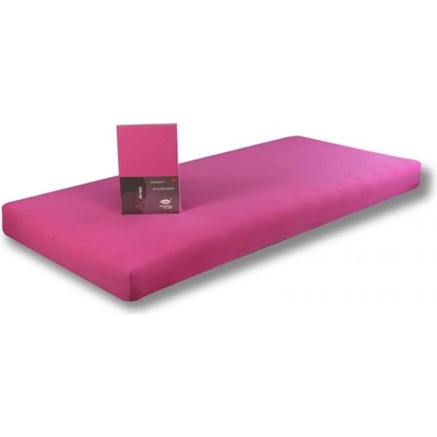 LeRoy Prostěradlo Jersey růžové s elastanem napínací 180x200
