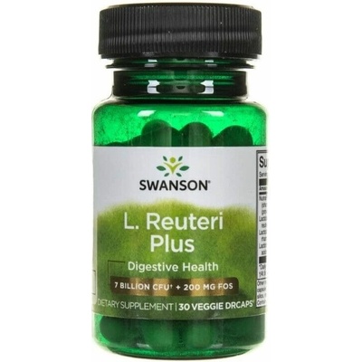 Swanson Probiotyk L. Reuteri Plus s L. Rhamnosus L. Acidophilus a FOS 30 kapslí
