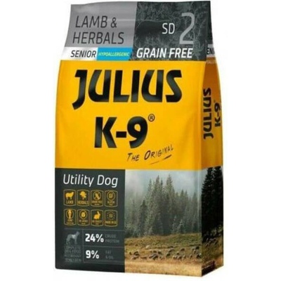Julius-K9 Utility Dog Grain Free Senior Lamb & Herbals 10 kg