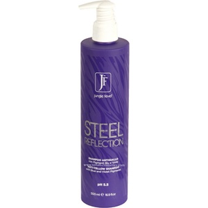 Jungle Fever Шампоан за премахване на жълти тонове Jungle Fever Steel Reflection No Yellow Shampoo 500ml