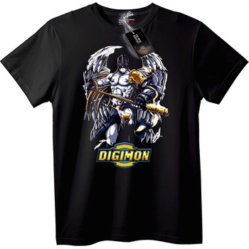 NOONEBRAND Тениска Digimon Ангелски Воин - XL, White