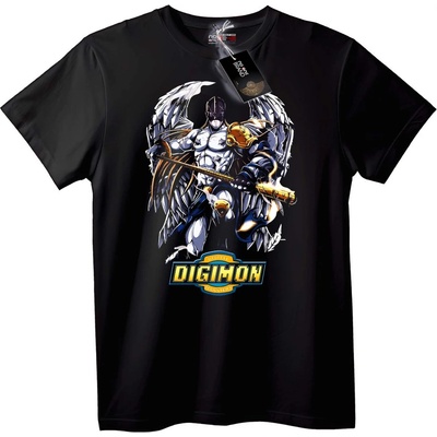 NOONEBRAND Тениска Digimon Ангелски Воин - XL, White