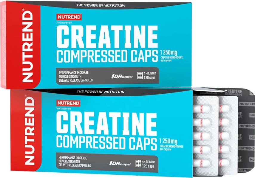 NUTREND Creatine Compressed 120 kapsúl