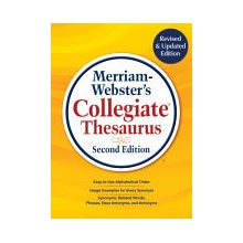 Merriam-Websters Collegiate Thesaurus, Second Edition Webster Merriam-Pevná vazba