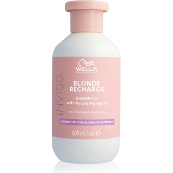 Wella Invigo Blonde Recharge шампоан за руса коса неутрализиращ жълтеникавите оттенъци 300ml