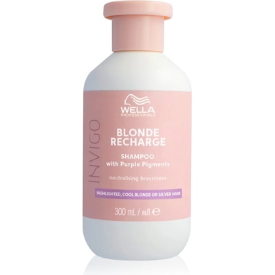 Wella Invigo Blonde Recharge шампоан за руса коса неутрализиращ жълтеникавите оттенъци 300ml