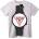 NOONEBRAND Тениска с лого GUESS часовник - M, Black