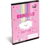 ICO Lollipop Rainbow: Тетрадка с редове - А5, 1. клас (7500167001)
