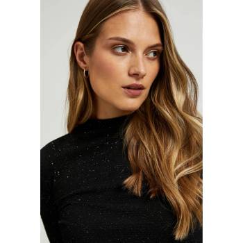 Moodo Черен дамски топ с дълъг ръкав Moodo | Cheren | ЖЕНИ | XS