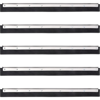 vidaXL Глави за подочистачки 5 бр 55x2x5 см стомана и гума (4008379)