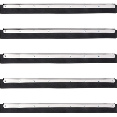 vidaXL Глави за подочистачки 5 бр 55x2x5 см стомана и гума (4008379)