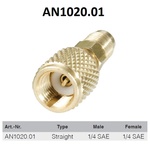 Errecom - Италия Прав адаптер 1/4 SAE (M) x 1/4 SAE (F) ; ERRECOM AN1020.01