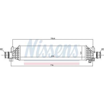 Chladič turba NISSENS 96375