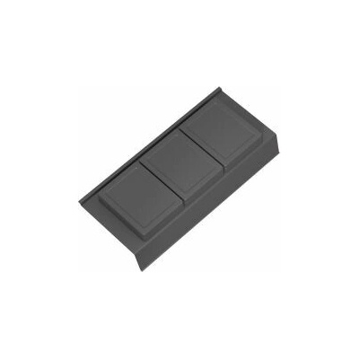 Kúpeľňový organizér s príslušenstvom 350mm 146x322x69mm antracit