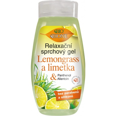 Bione Cosmetics Lemongrass & Limetka relaxačný sprchový gél 250 ml