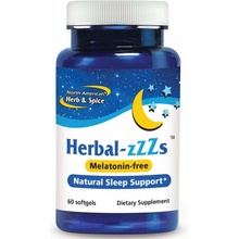 North American Herb & Spice Adaptogeny pro spánek Herbal-ZZZs 60 ks