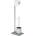 WENKO 20604100 - Четка за WC GRANIT 23x73, 5 cm неръждаема стомана/сатен/сива (WE0059)