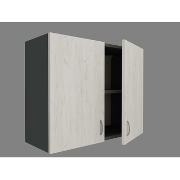 Image 1 of DST Кухненски модул MK-4 dst, 700/800/300, антрацит + бял дъб