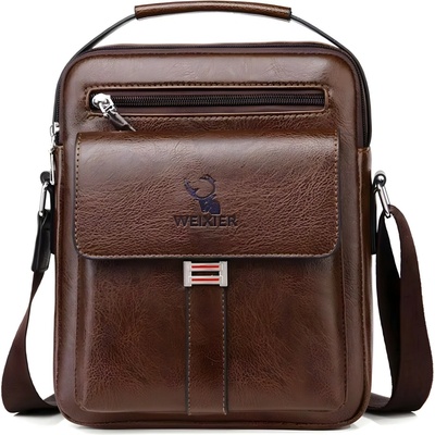 Weixier pánská Crossbody Taška EV 35700 Tmavě Hnědá KP35700