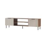 Cama MEBLE ТВ шкаф Cama ALMERA 180.5x42x52.5 орех/кашмир (5903815011696)