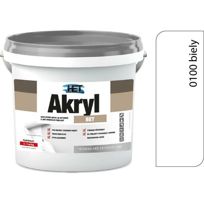 Het akryl BET 0100 biela 1kg