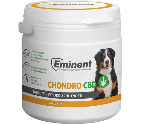 Eminent Chondro CBD 60 tab. pre psov