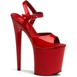 Pleaser USA Pleaser Flamingo-809 Red Pat/Red 40