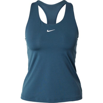 Nike Спортен топ 'swoosh' синьо, размер m