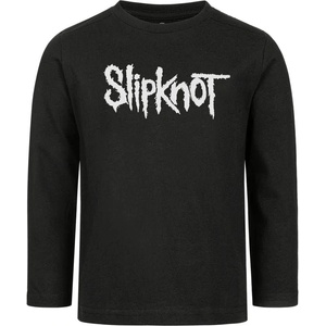METAL-KIDS Детска тениска с дълъг ръкав Slipknot - Logo - Черно/Бяло - METAL-KIDS - 719.36. 8.7