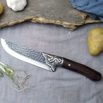 HARAHU Кухненски нож Dragon - Chef / Кафяв KP13958 (13958)