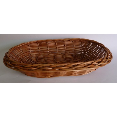 ošatka ov.30x20x5cm,plná proutěná