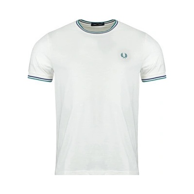 Fred Perry polokošele s krátkym rukávom Twim tiped biele