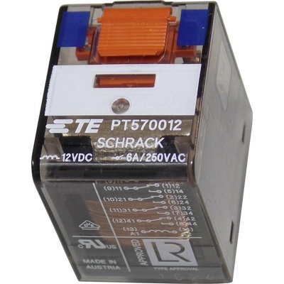 TE Connectivity PT570012, 8-1419111-0 miniaturní relé, monostabilní, 1 cívka, 240 V/AC, 6 A, 1 ks