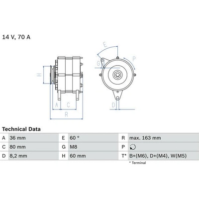 generátor BOSCH 0 986 034 470