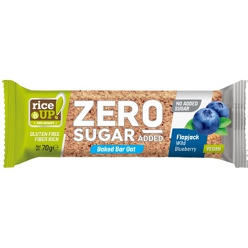 Image 1 of RiceUP! Flap Jack Zero Sugar Bar [70 грама] Синя боровинка