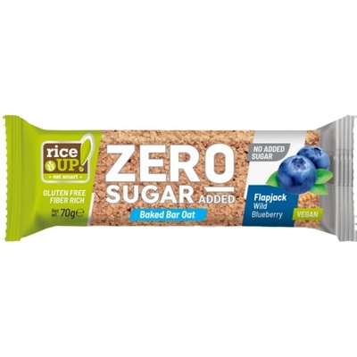 RiceUP! Flap Jack Zero Sugar Bar [70 грама] Синя боровинка
