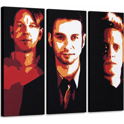 Ručne maľovaný POP Art obraz Depeche Mode - 90x60 cm