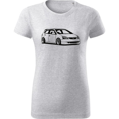 Tričko Honda Civic 5 dverová dámske tričko Čierna