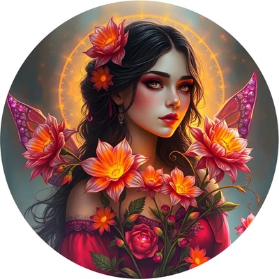 Bluebird Puzzle - Puzzle Round Puzzle - Mysterious Beauty - 500 piese