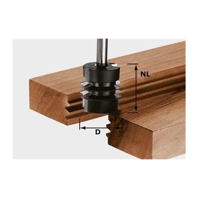 Festool HW S8 D34/NL32 Klihovací fréza HW, stopka 8 mm 491034